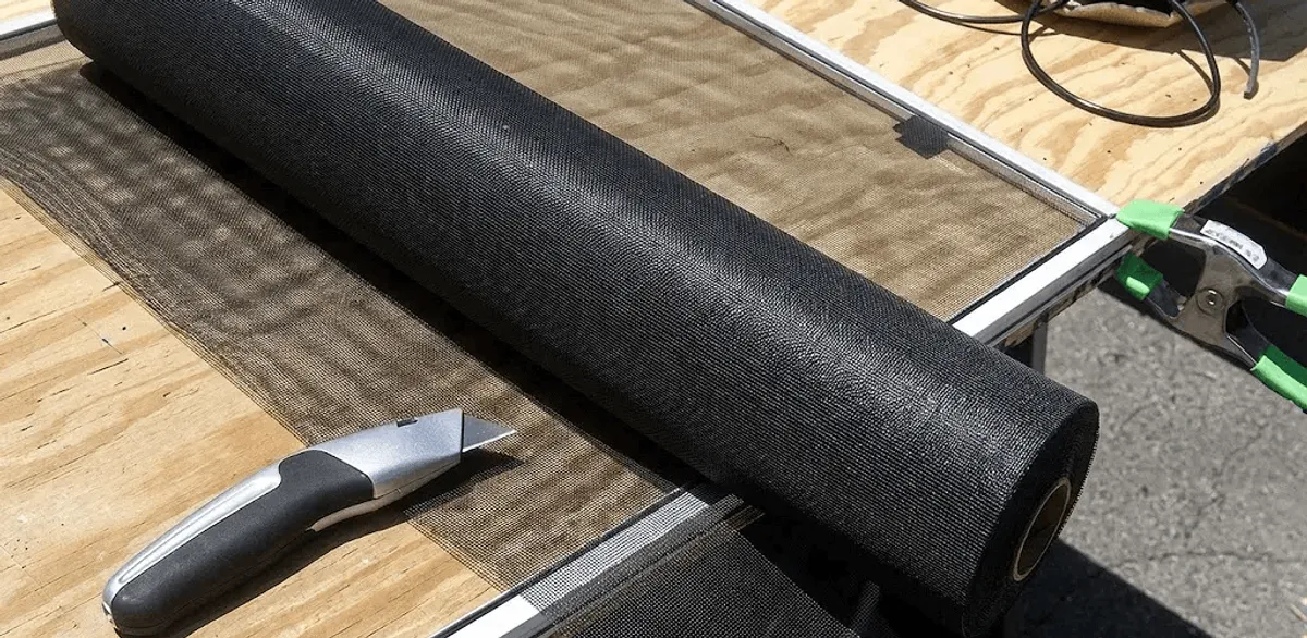 Window screen replacement materials and tools for screen repair in Omaha, NE